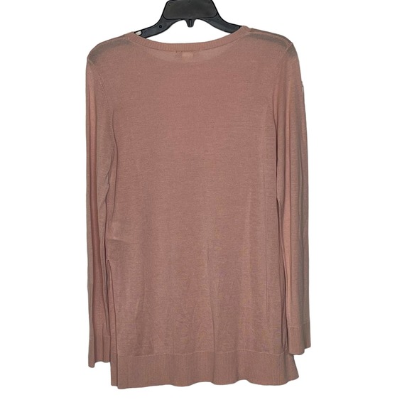 H&M‎ Sweater Size Small Pink Womens LS Knit Acrylic Viscose Blend Pullover - Picture 8 of 8